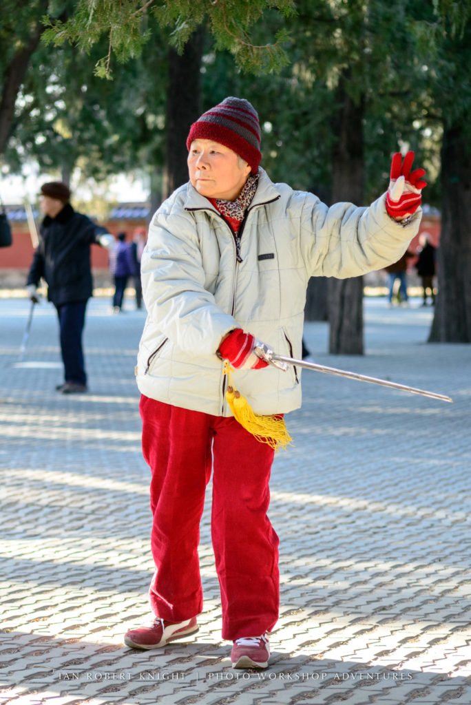 Tai Chi with sword