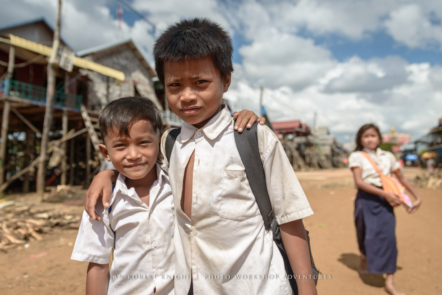 Young brothers near Siem Reap