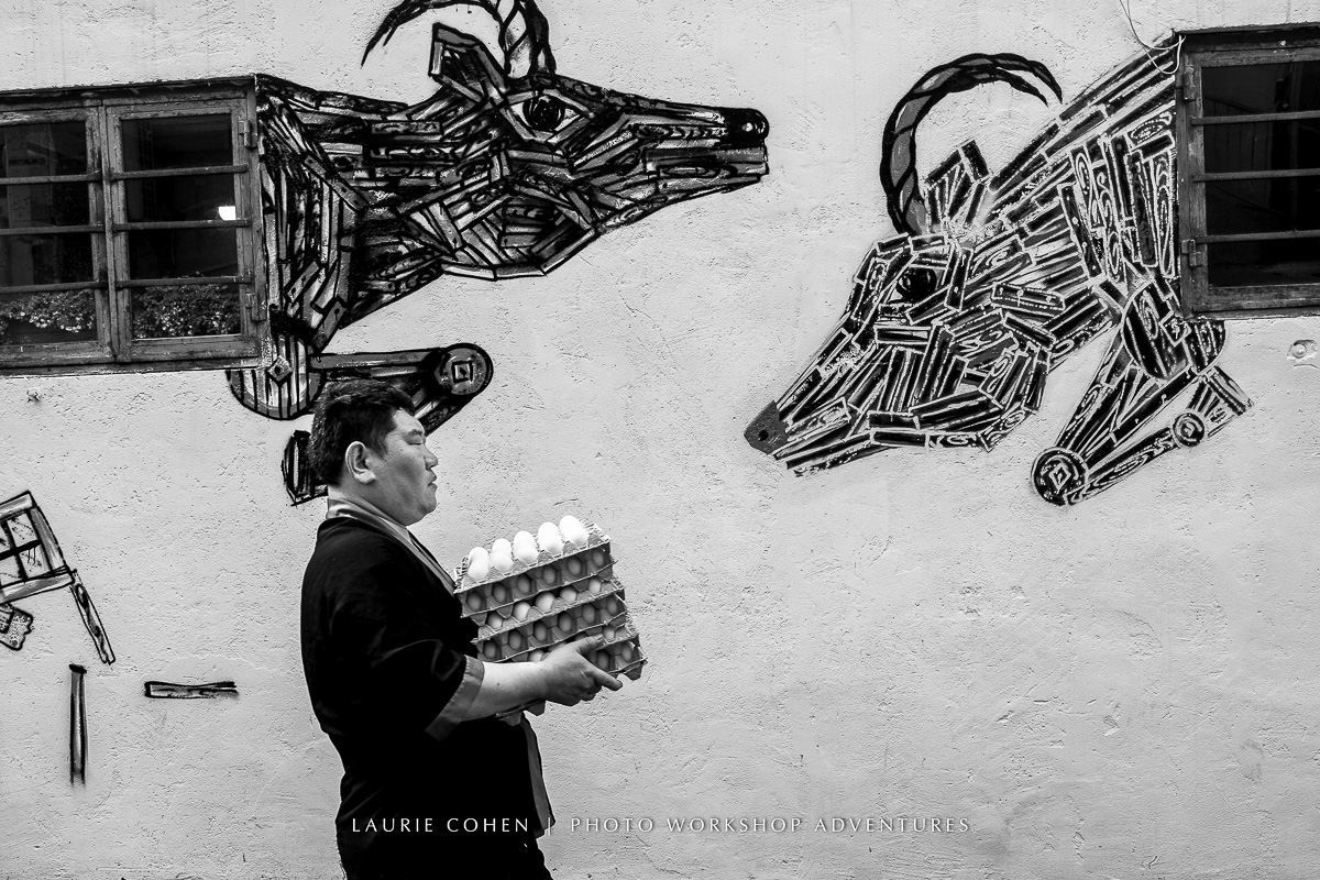 Street photography in Tel Aviv, Israel.