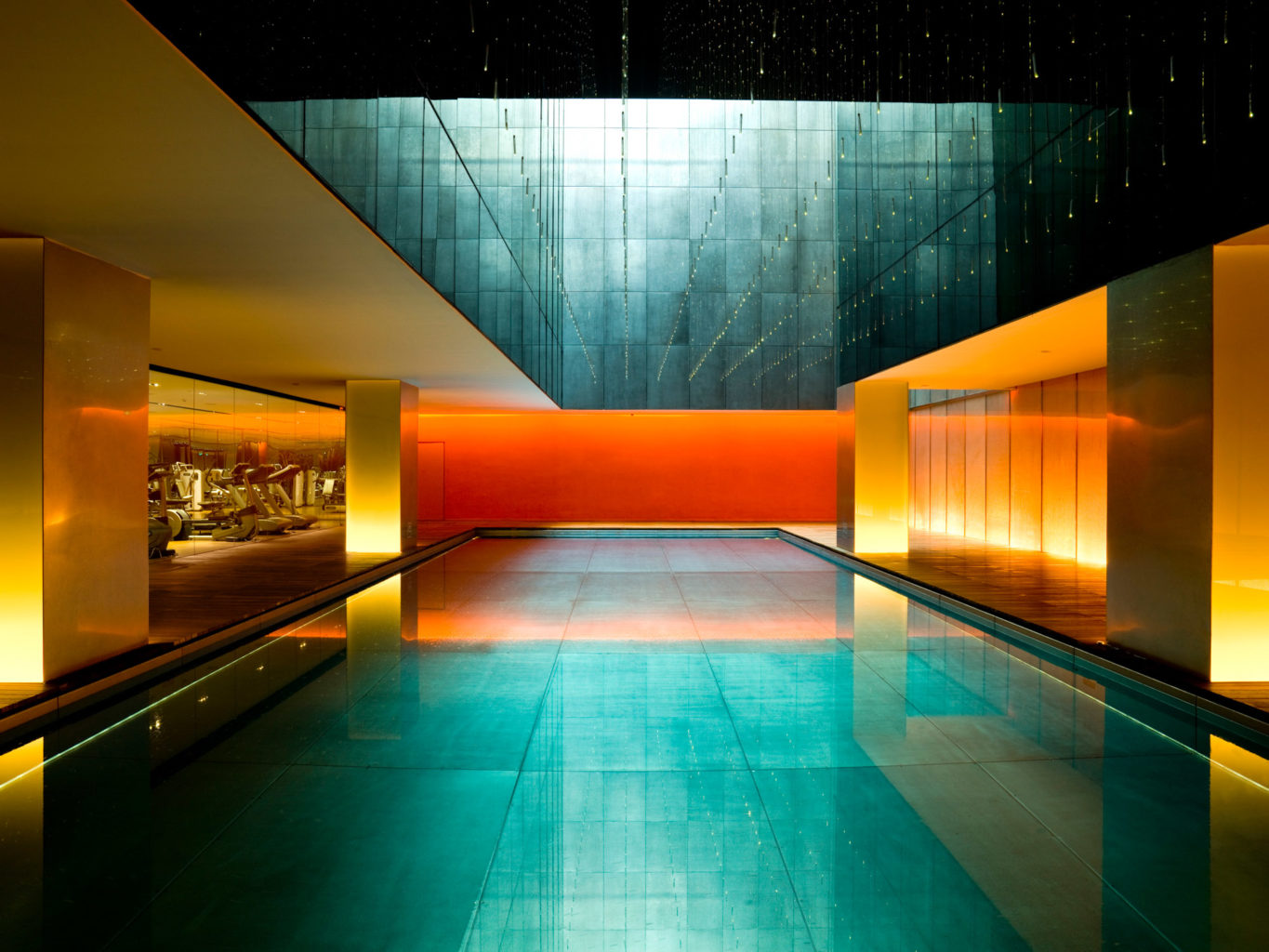 Pool in The Opposite House in Beijing.