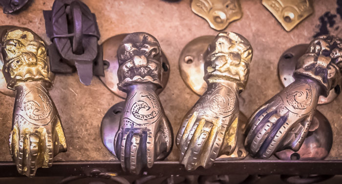 Hands around the world.