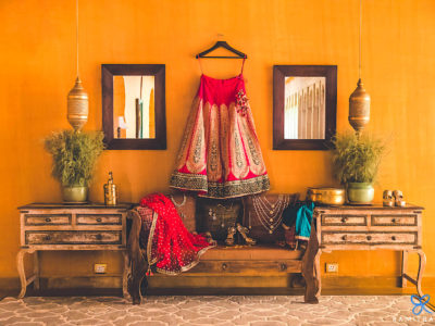 Suryagarh-Jaisalmer-Wedding-RamitBatra-18 Room interior of Suryagarh Hotel, Jaisalmer, India.