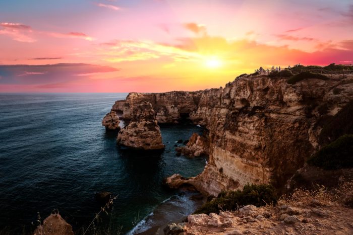 Portugal Sunset - editing photo with Landscape Pro.