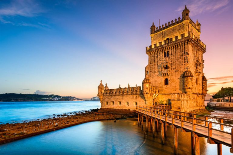 Photo of the Belem Tower, Lisbon.