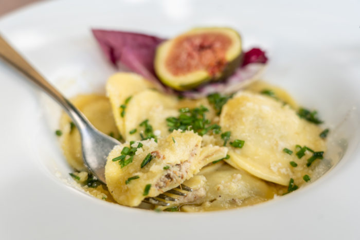 Photograph of pasta in South Tyrol, by Anja Kallenbach, for Think Orange Magazine.